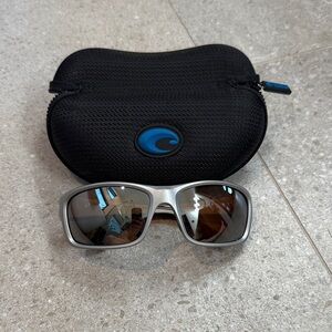 Costa Del Mar Jose Pro Sunglasses Silver Brown Silver Polarized